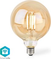 Nedis WIFILRF10G125 Smartlife Led Filamentlamp Wi-fi E27 806 Lm 7 W Warm Wit Glas Android™ / Ios Globe
