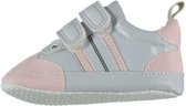 babyschoenen meisjes kunstleer grijs/roze mt 16/17