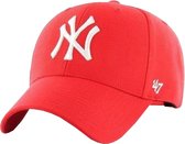 47 Brand New York Yankees MVP Cap B-MVPSP17WBP-TR, Unisex, Rood, Pet, maat: One size