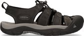 Keen Newport Heren Wandelsandalen Black/Steel Grey | Zwart | Leer | Maat 40.5 | K1022247