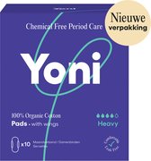 Serviettes hygiéniques Heavy en coton biologique Yoni - 3 x 10 pièces - Pack économique