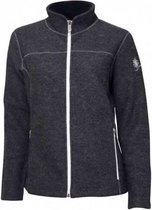 outdoorvest Beata dames wol donkergrijs maat 34