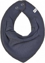 slabbetje Bandana junior polykatoen navy one-size