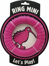 apporteerspeelgoed Ring Mini 13 cm foam roze