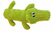 hondenknuffel Franky 32 x 17 x 9 cm polyester groen