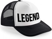 Legend snapback cap/ truckers pet zwart voor heren - verkleed petten
