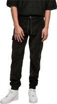 Urban Classics Heren joggingbroek -XL- Corduroy Cargo Zwart