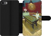 Bookcase Geschikt voor iPhone 8 telefoonhoesje - Het Nachtcafé - Vincent van Gogh - Met vakjes - Wallet case met magneetsluiting