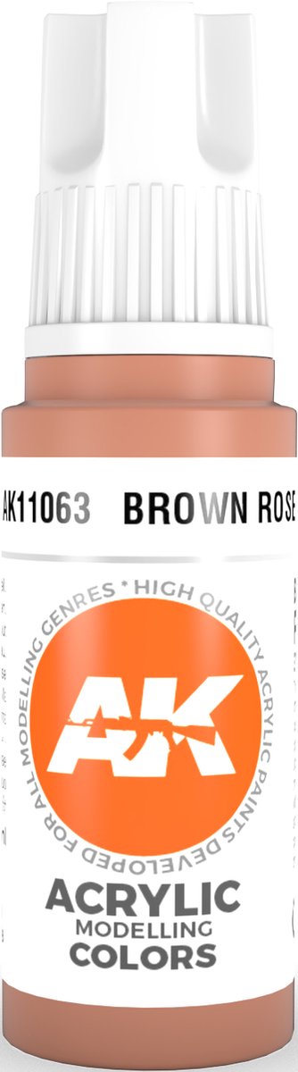 Brown Rose Acrylic Modelling Color - 17ml - AK-11063