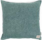 Linen Pillow Cover green 50x50