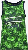 TwoDay jongens singlet met hawai print - Groen - Maat 92