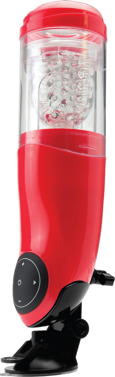 PET Mega-Bator Mouth Red/Clear
