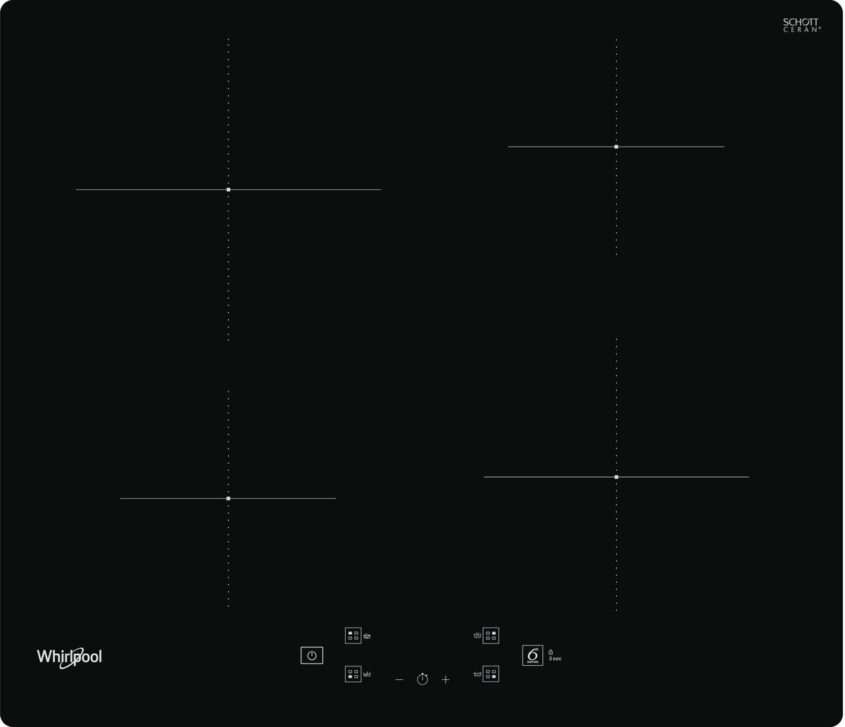 Whirlpool WS Q2160 NE - Inductie kookplaat