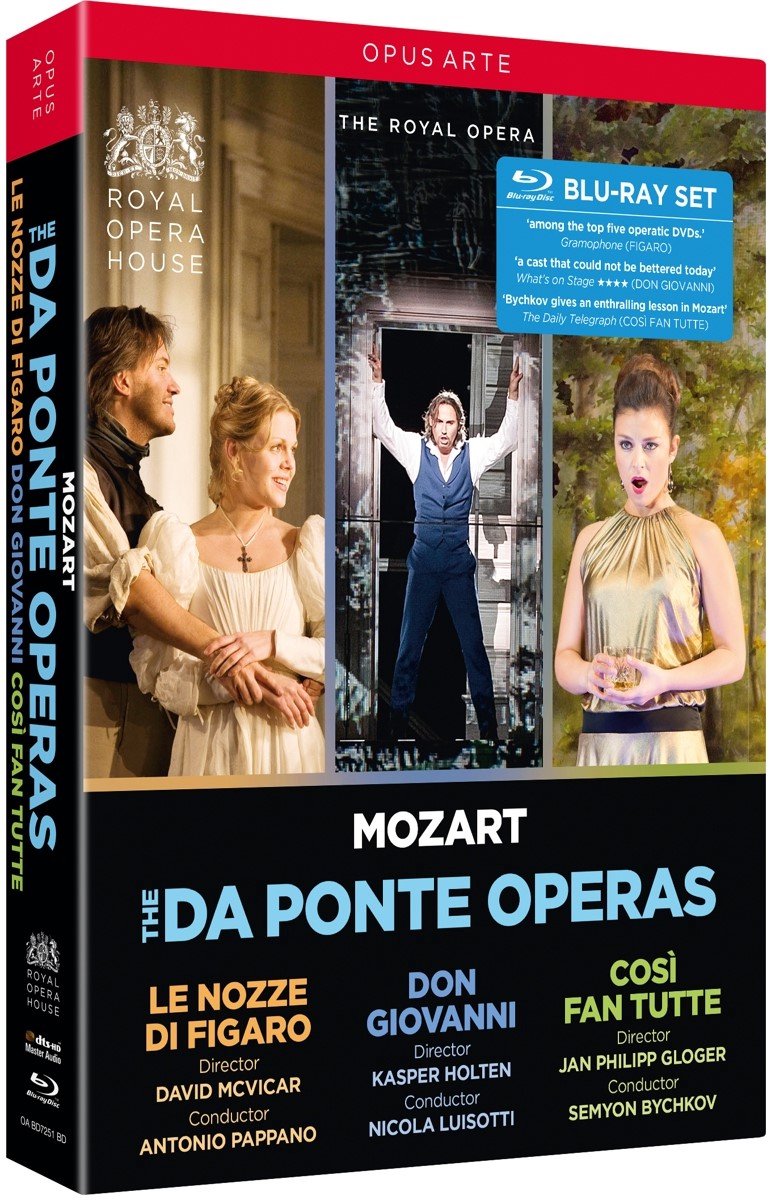 Royal Opera House Nicola Luisot - The Da Ponte Operas (4 Blu-ray)
