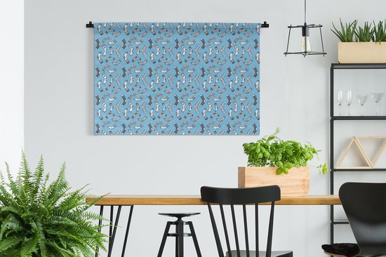 Tapisserie - Tapisserie - Chaussettes - Motifs - Vintage - 120x80 cm - Tapisserie