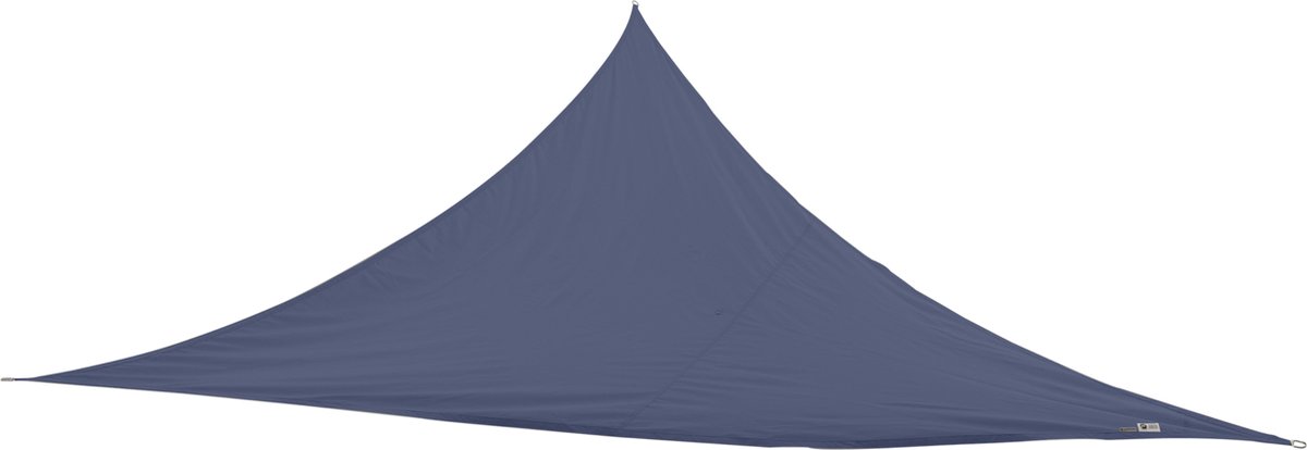NATERIAAL - Driehoekig schaduwzeil HEGOA - 360x360x360 cm - 5.6m² - Draagtas - Polyester - Marineblauw - Zonwering