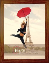 HAES DECO - Houten fotolijst Paris rustiek bruin voor 1 foto formaat 30x40 -SP001308