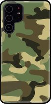 ADEL Siliconen Back Cover Softcase Hoesje Geschikt voor Samsung Galaxy S22 - Camouflage