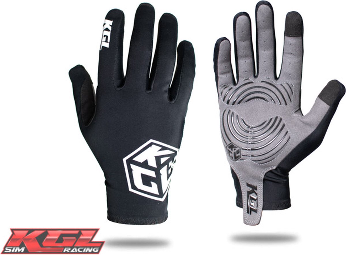 KGL Sim Racing Handschoenen / Karting Handschoenen - XXL - Zwart