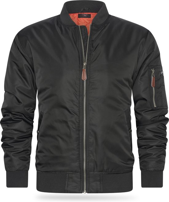 Cappuccino Italia - Heren Jas zomer Navy Seal Jacket - Zwart - Maat L