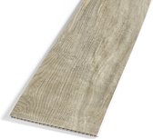 ARTENS - PVC wandbekleding BALI - Wandbekleding - Gestructureerd natuurlijk hout - L. 120 x B.16,7 cm x 6 mm (dikte)