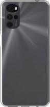 iMoshion Hoesje Geschikt voor Motorola Moto G22 Hoesje Siliconen - iMoshion Softcase Backcover smartphone - Transparant