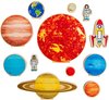 Afbeelding van het spelletje Houten schijven - reizen in de ruimte