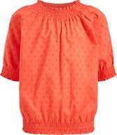 WE Fashion Meisjes blouse met smockwerk