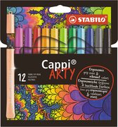 STABILO Cappi etui Arty 12 stuks viltstiften