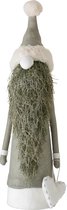 Kerstman | textiel | groen | 24x19x (h)75 cm