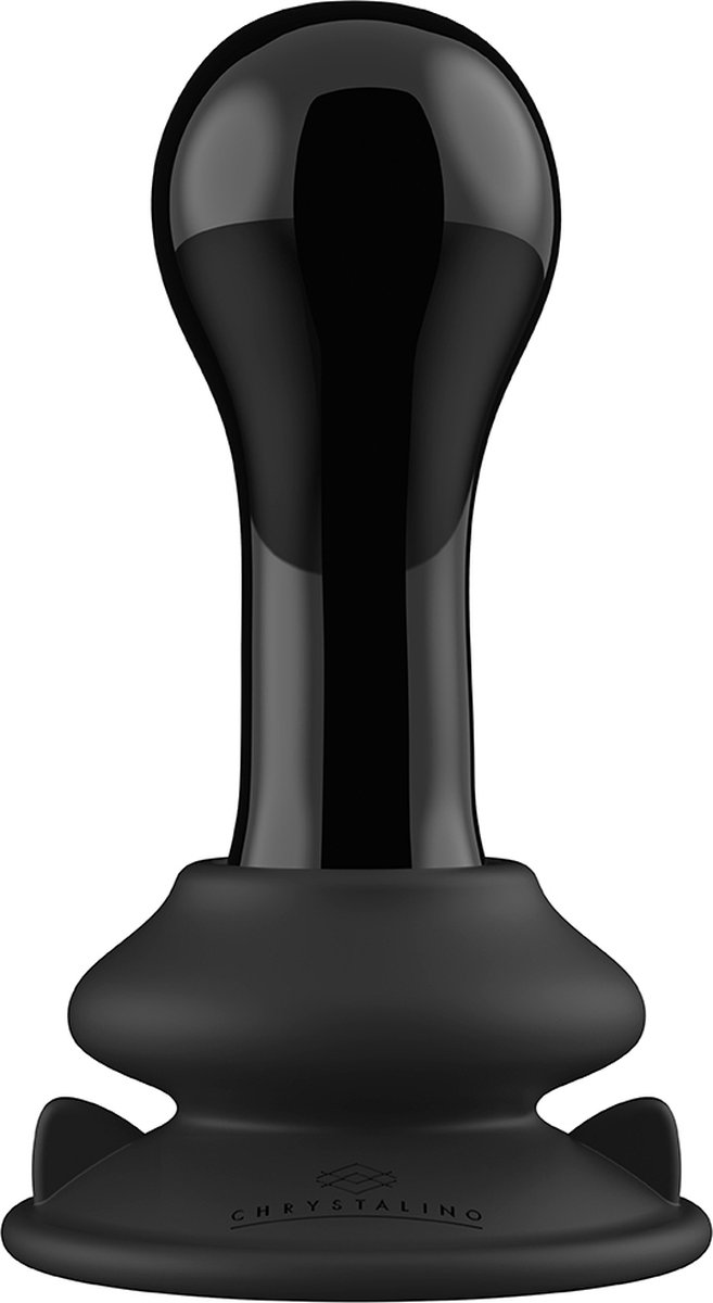 Goedkoopste Chrystalino by Shots - Globy - Glass Vibrator with Suction Cup