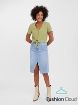 VERO MODA  Siena BLK Denim Skirt Light Blue Denim BLAUW XL