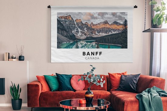 Tapisserie - Tapisserie - Canada - Montagnes - Water - 180x120 cm - Tapisserie