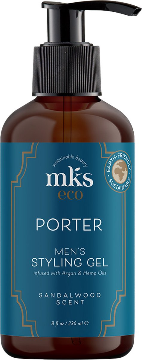 MKS-Eco - Men - Porter Men's Styling Gel Sandalwood - 236ml