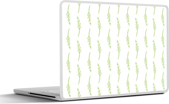 Laptop sticker - 15.6 inch - Patroon - Plant - Takken