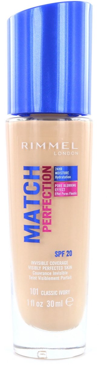 Rimmel Match Perfection Foundation - 101 Classic Ivory