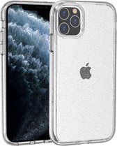Mobigear Hoesje geschikt voor Apple iPhone 11 Pro Max Telefoonhoesje Hardcase | Mobigear Glitter Backcover | iPhone 11 Pro Max Case | Back Cover - Wit