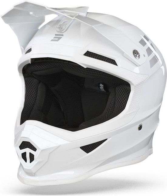 Casque cross Shot Furious Chase rouge/blanc brillant