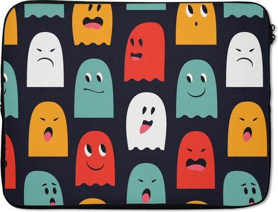 Housse ordinateur 15 pouces - Motif - Pacman - Jeux - Fantôme - Housse ordinateur