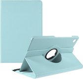 Revolving Samsung Tab A8 Case - Tab A8 10.5 (2022) Case Light Blauw - Coque pour Samsung Galaxy Tab A8 10.5 (2022) - SM-X200 Eco- Cuir - Protection intégrale jusqu'à 2 mètres