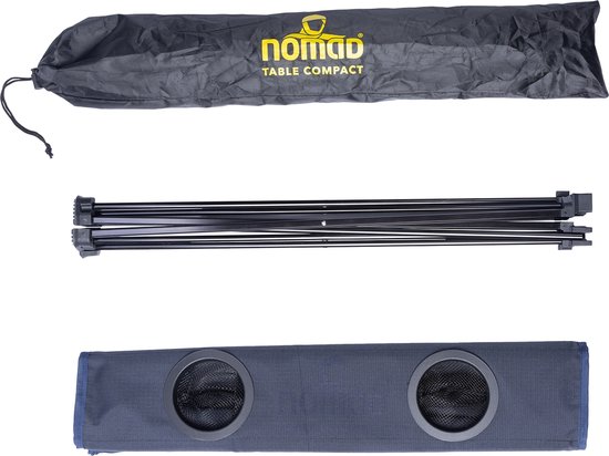 NOMAD® Amosen Campingtafel Premium - Donkerblauw - Inklapbaar & Lichtgewicht & Sterk - Bekerhouders - Camping Tafel Opvouwbaar van NOMAD — afbeelding 4