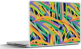 Laptop sticker - 15.6 inch - Jungle - Patronen - Abstract - 36x27,5cm - Laptopstickers - Laptop skin - Cover