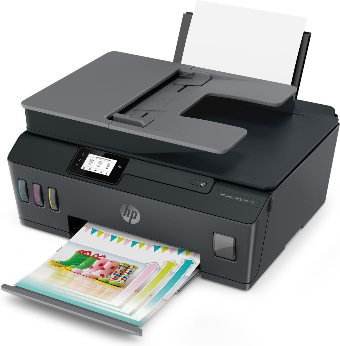 HP Smart Tank Plus Imprimante Tout-en-un sans fil 655, Impression,  copie