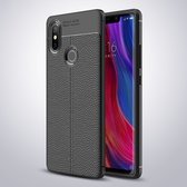 Mobigear Hoesje geschikt voor Xiaomi Mi 8 SE Telefoonhoesje Flexibel TPU | Mobigear Luxury Backcover | Mi 8 SE Case | Back Cover - Zwart