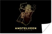 Affiche Carte - Carte - Amstelveen - Plan de la ville - 30x20 cm