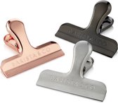 vershoudclips RVS 8 x 6 cm RVS 3 stuks