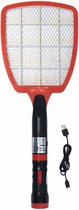 vliegenmepper Shock & Flash elektrisch 51 cm zwart/rood