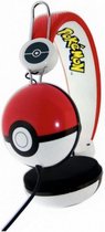 koptelefoon Pokemon 100 dB junior rood/wit