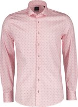 Nils Overhemd - Slim Fit - Roze - M