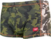 Diesel hero zwemboxer camo groen - M